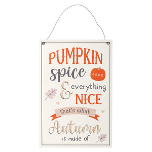 Autumn Pumpkin Spice Sign