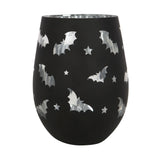 Bat Pattern Stemless Glass