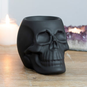 Black Skull Oil Wax Burner