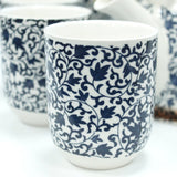 Blue Pattern Herbal Teapot & Cup Set