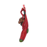 Christmas Stocking Dragon Hanging Ornament by Anne Stokes