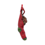 Christmas Stocking Dragon Hanging Ornament by Anne Stokes