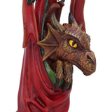 Christmas Stocking Dragon Hanging Ornament by Anne Stokes