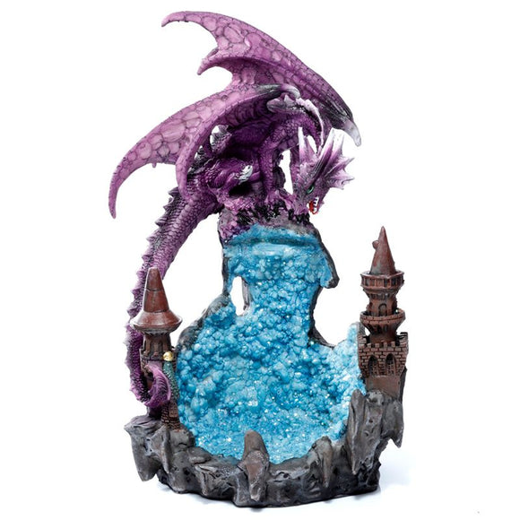 Dark Legends Crystal Castle Tealight Candle Holder