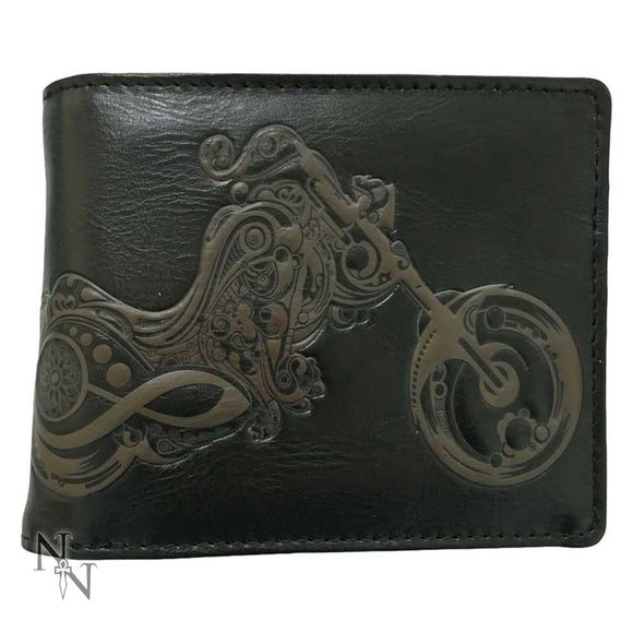 Embossed Motorcycle Bike Wallet