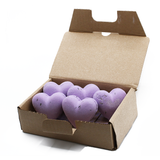 French Lavender Bath bombs in a set of 5, heart shaped