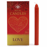 Pack of 10 Red Love Spell Candles