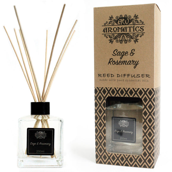 Sage & Rosemary Essential Oil 200ml Reed Diffuser