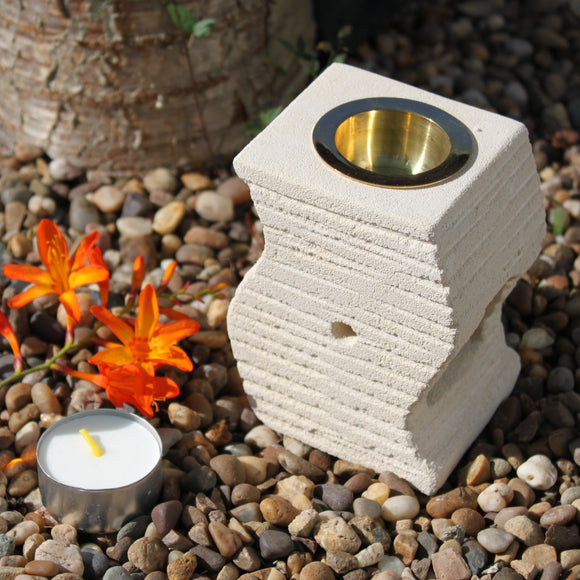 Wave Sandstone Oil Burner