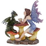 Woodland Spirit Fairy & Dragon Tea Party Ornament