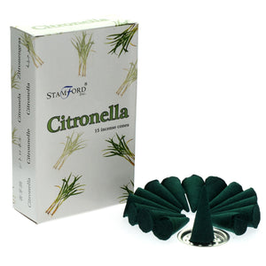 Citronella incense cones