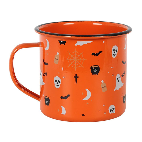 Spooky Enamel Mug