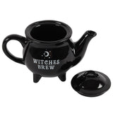 Witches Brew Black Cauldron Teapot