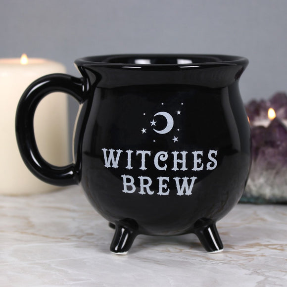 Witches Brew Black Cauldron Mug